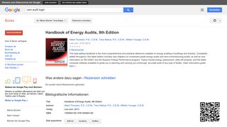 
                            9. Handbook of Energy Audits, 9th Edition