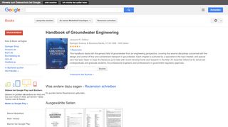 
                            6. Handbook of Groundwater Engineering