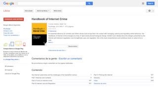 
                            10. Handbook of Internet Crime