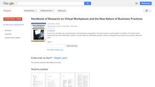 
                            13. Handbook of Research on Virtual Workplaces and the New Nature of ...