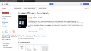 
                            8. Handbook of Thin-Layer Chromatography
