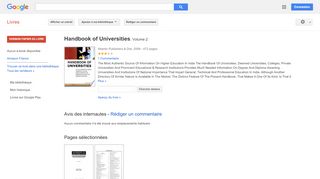 
                            10. Handbook of Universities