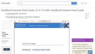 
                            10. Handbuch Extranet Hotel Guide. G I A T A mbh. Handbuch Extranet ...