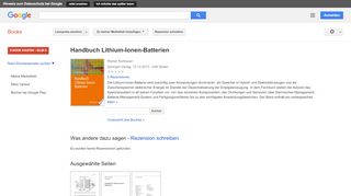 
                            12. Handbuch Lithium-Ionen-Batterien