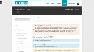 
                            8. Handbuch (v 2.5) mPAY24 - Isotope eCommerce