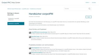 
                            7. Handbücher conjectPM – ORACLE Conject PM Help Center