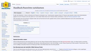 
                            2. Handbuch:Passwörter zurücksetzen - MediaWiki