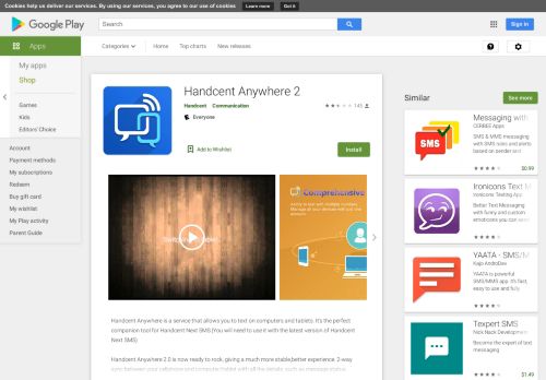 
                            5. Handcent Anywhere 2 – Apps bei Google Play