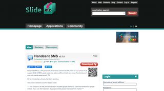 
                            11. Handcent SMS | SlideME