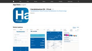 
                            10. Handelsbanken DK - Privat na usluzi App Store - iTunes - Apple