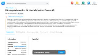 
                            12. Handelsbanken Finans AB | 556053-0841 - hitta.se