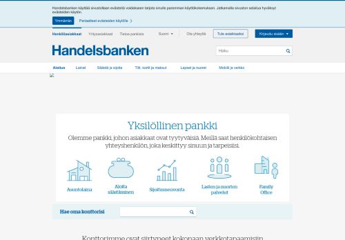 
                            3. Handelsbanken: Henkilöasiakkaat – Me palvelemme sinua