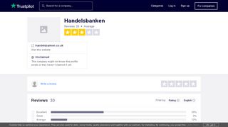 
                            9. Handelsbanken Reviews | Read Customer Service Reviews of ...