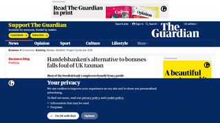 
                            12. Handelsbanken's alternative to bonuses falls foul of UK taxman ...