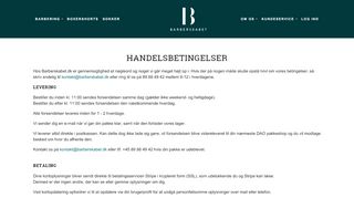 
                            3. Handelsbetingelser – Barberskabet.dk