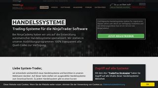 
                            4. Handelssysteme - NinjaCademy - TraderFox