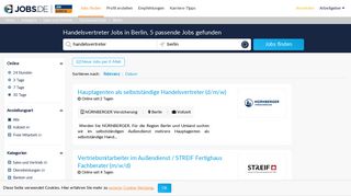 
                            12. Handelsvertreter Jobs in Berlin, Handelsvertreter Stellenangebote in ...