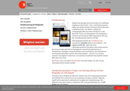 
                            10. Handelszeitung - Schweizer Kader Organisation SKO