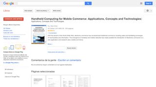 
                            9. Handheld Computing for Mobile Commerce: Applications, Concepts and ...