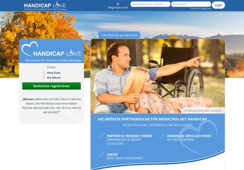 
                            1. Handicap Love - Die Singlebörse für Menschen mit Behinderungen ...