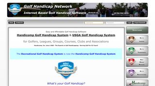 
                            9. Handicapping Software for Clubs, Associations & Golfers
