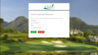 
                            8. Handicaps Network Africa - Golfer Login