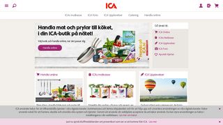 
                            9. Handla online - mat, allt för hemmet, foto & upplevelser | ICA