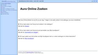 
                            6. Handleiding Aura Online Zoeken - versie 5.00 - sept 2018