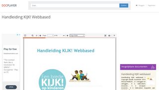 
                            8. Handleiding KIJK! Webbased - PDF - DocPlayer.nl