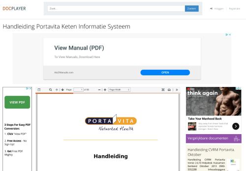 
                            7. Handleiding Portavita Keten Informatie Systeem - PDF - DocPlayer.nl