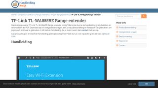 
                            10. Handleiding - TP-Link TL-WA855RE Range extender