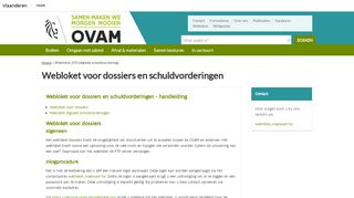 
                            4. Handleiding voor webloket - OVAM