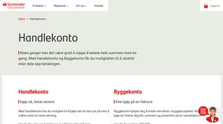 
                            1. Handlekonto - Utsett betalingen i butikk! - Santander