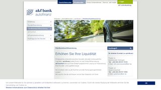 
                            7. Händlereinkaufsfinanzierung für Kfz-Händler • akf autofinanz - AKF Bank