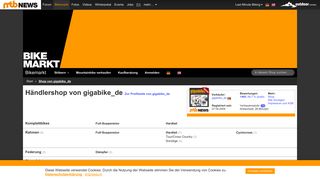 
                            8. Händlershop von gigabike_de | Bikemarkt.MTB-News.de