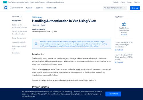
                            11. Handling Authentication In Vue Using Vuex ― Scotch.io
