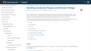
                            11. Handling JavaScript Popups and Browser Dialogs | TestComplete ...