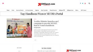 
                            2. Handloom Weaver MUDRA Portal – SMEpost