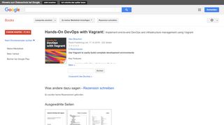 
                            10. Hands-On DevOps with Vagrant: Implement end-to-end DevOps and ...