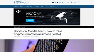 
                            12. Hands-on: MobileMiner - how to mine cryptocurrency on an iPhone ...