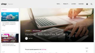 
                            12. Hands-On With HyperFlex Part 1 of 3 | Citrix Blogs