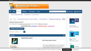 
                            10. Handy-Bude seriös? | Seite 3 | Handy Forum - Mobilfunk-Talk