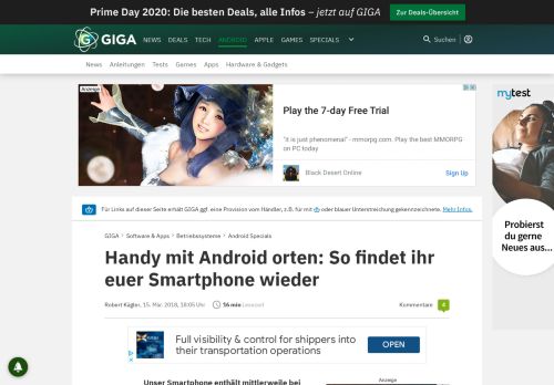 
                            8. Handy mit Android orten: So findet ihr euer Smartphone wieder – GIGA
