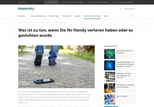 
                            5. Handy orten: So finden Sie ihr verlorenes Smartphone | Kaspersky ...