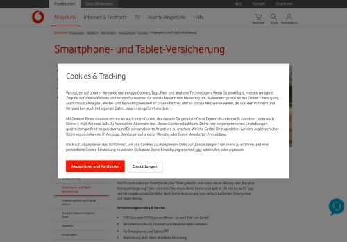 
                            1. Handy-Versicherung fürs Smartphone | Vodafone