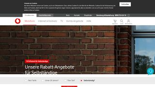 
                            1. Handy-Verträge für Selbständige - Vodafone