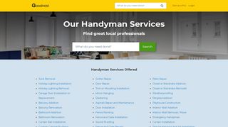 
                            5. Handyman Services by Trusted Local Professionals - Goodnest