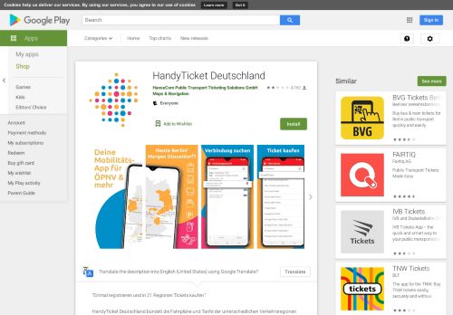 
                            11. HandyTicket Deutschland – Apps bei Google Play