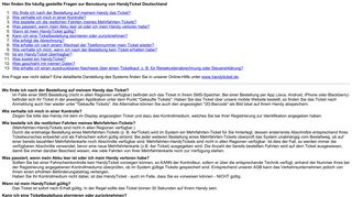 
                            12. HandyTicket FAQ - HandyTicket Deutschland
