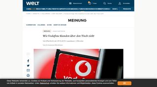 
                            13. Handyverträge: Wie Vodafone Kunden über den Tisch zieht - WELT